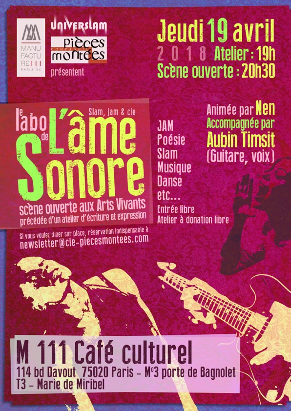 AME SONORE AVRIL 2018